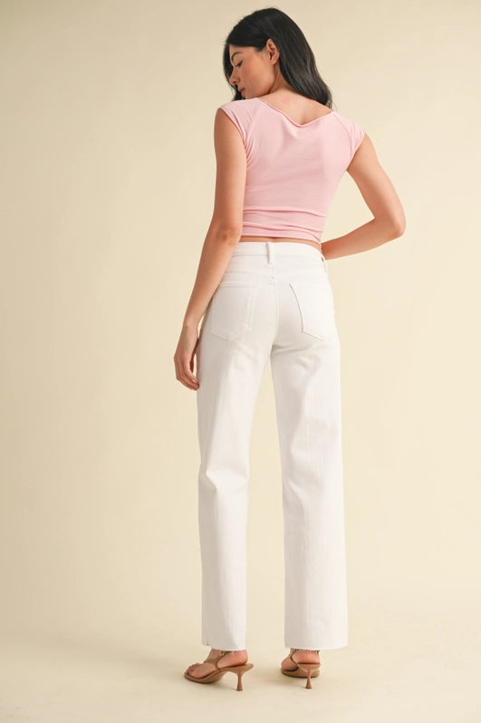 Slim Palazzo Denim