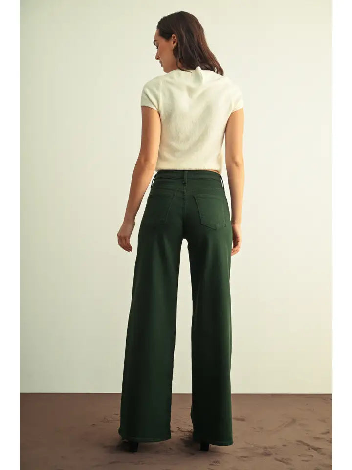 Huntley High Rise Stretchy Wide Leg