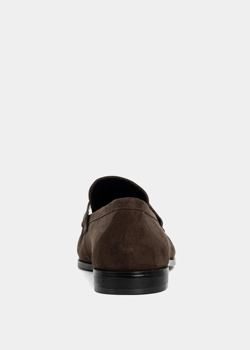 Tia Loafer - Brown Suede
