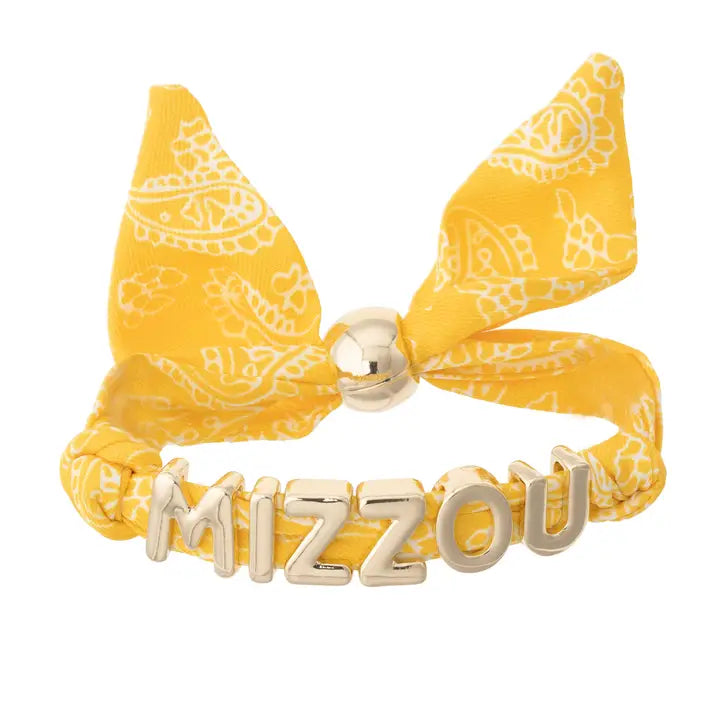 Missouri Tigers Bandana Slider Bracelet