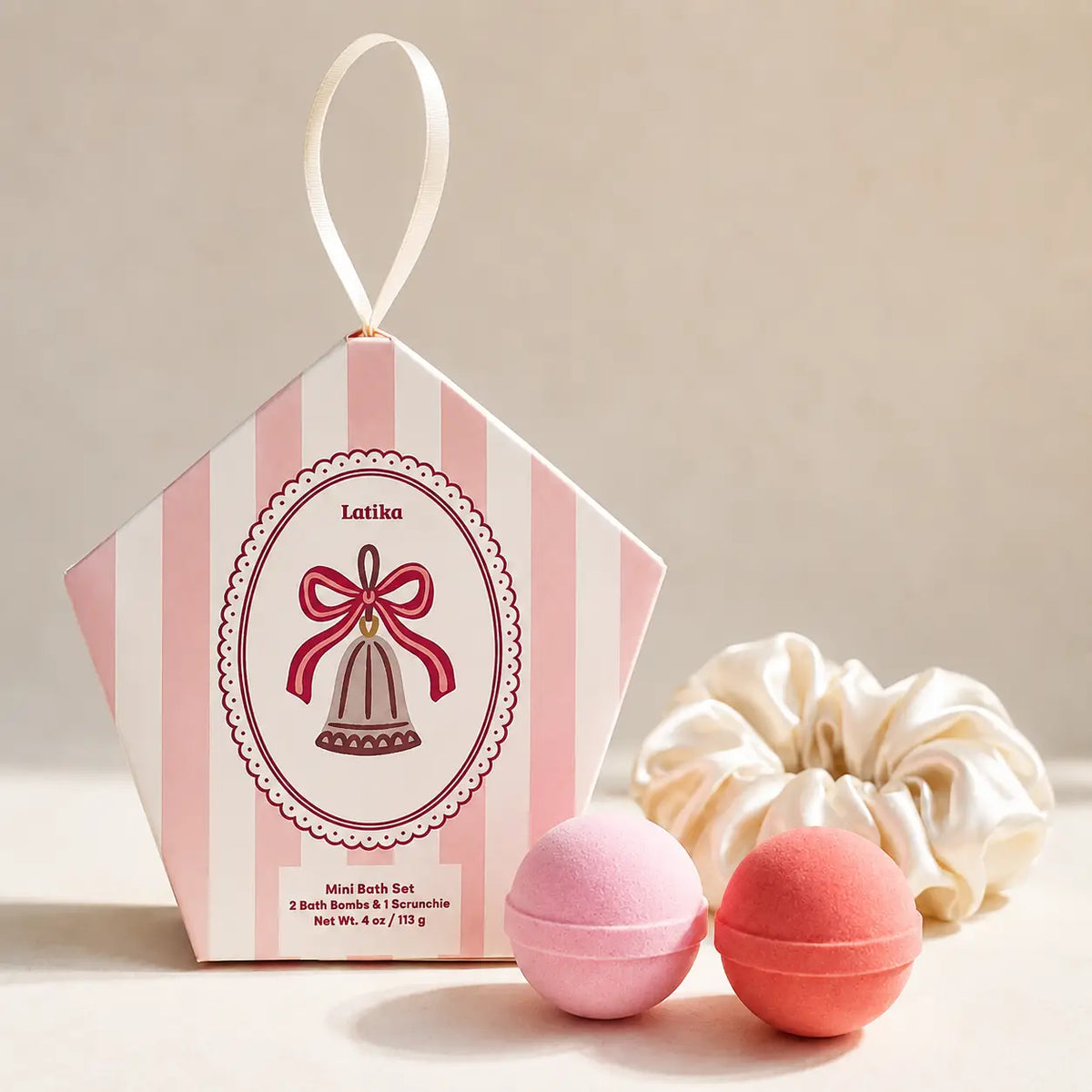 Mini Bath Bomb Gift Set - Bell Christmas Stocking Stuffer