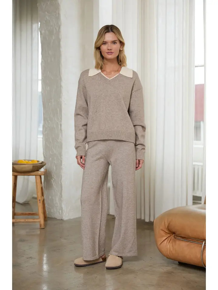Stacy Straight Leg Sweater Pants