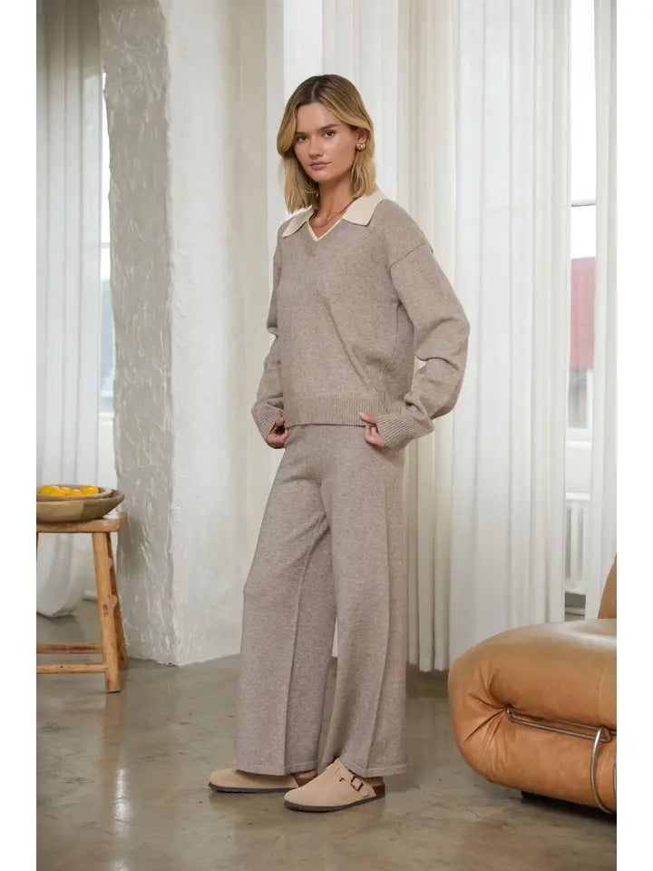 Stacy Straight Leg Sweater Pants