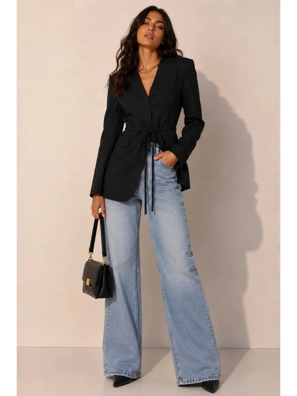 Rebecca Tie-Waist Blazer