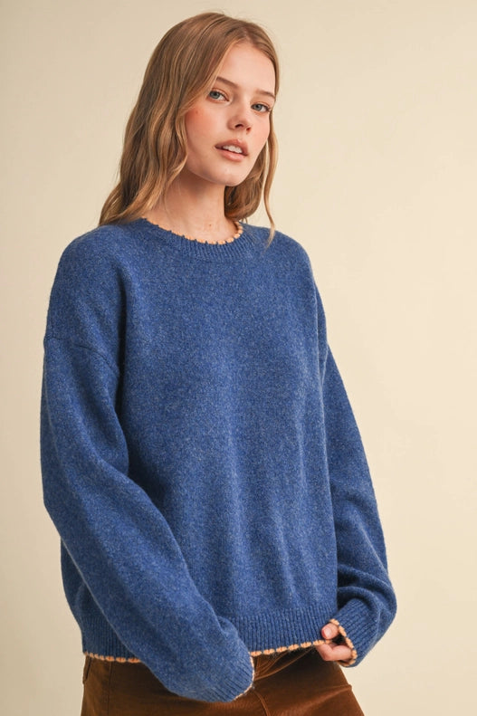 Harriet Scalloped Edge Sweater