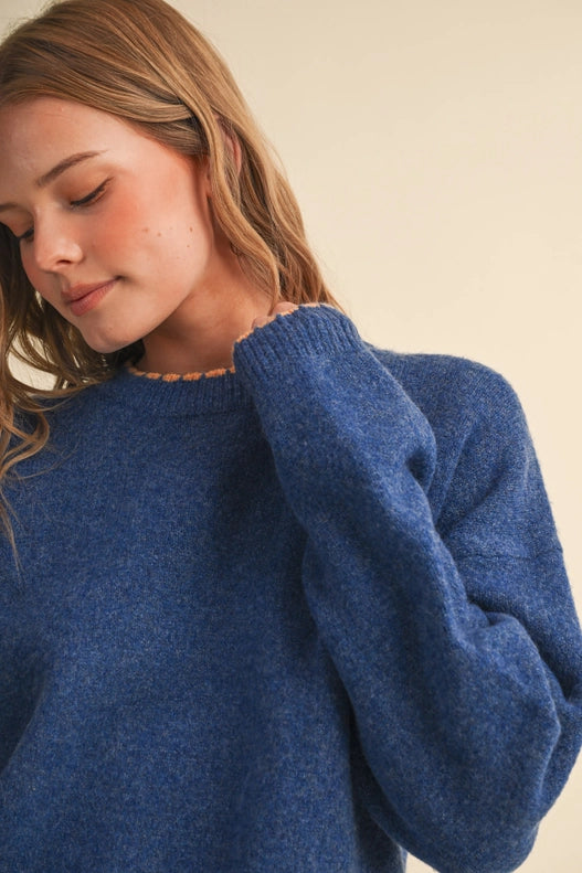 Harriet Scalloped Edge Sweater