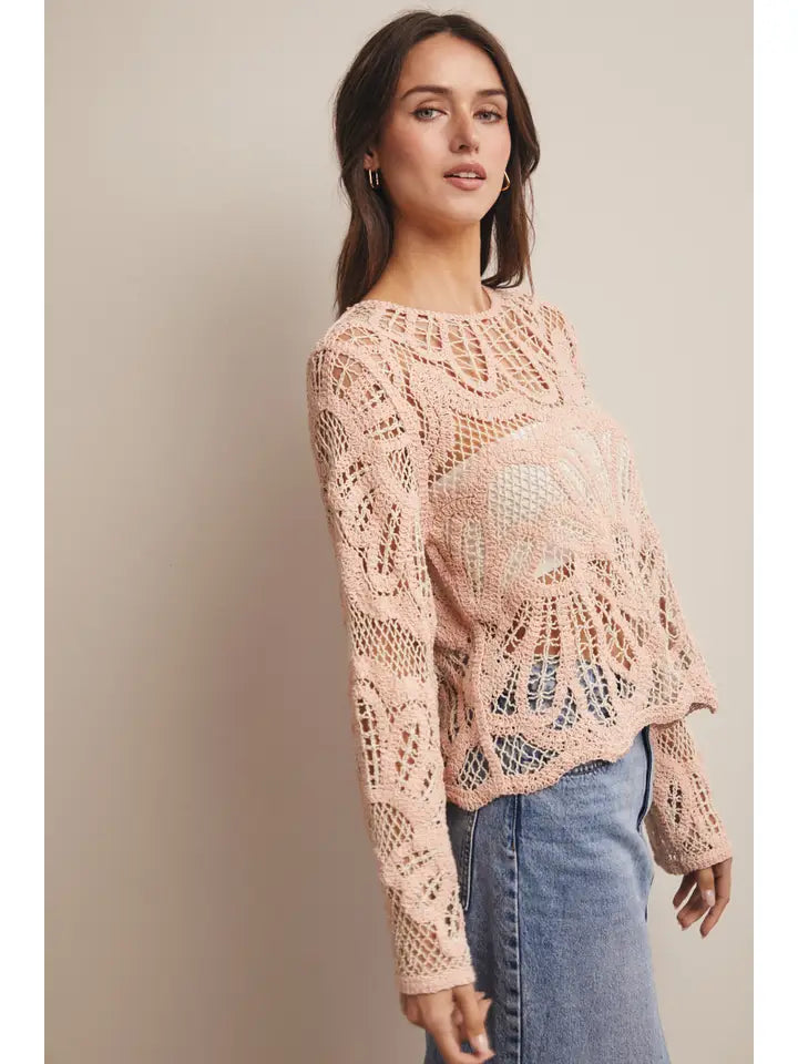 Clara Crochet Sweater