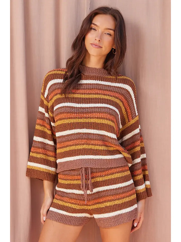 Soren Stripe Knit Top
