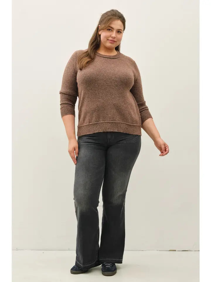 Collins Crew Neck Sweater - Plus Size