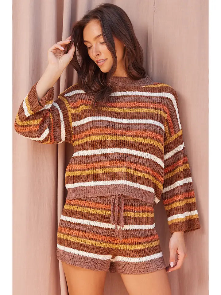 Soren Stripe Knit Top