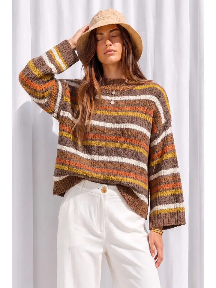 Soren Stripe Knit Top