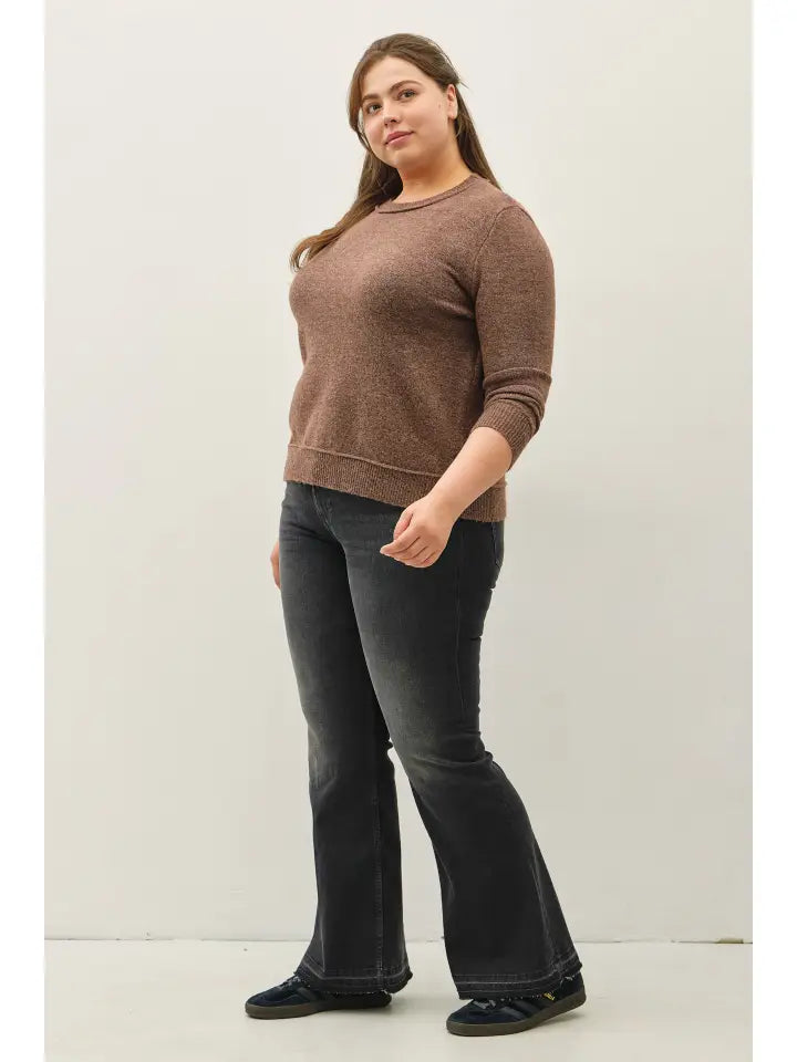 Collins Crew Neck Sweater - Plus Size