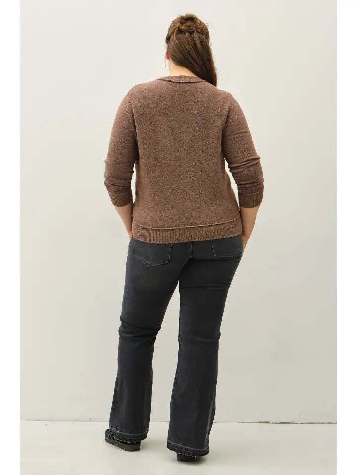 Collins Crew Neck Sweater - Plus Size