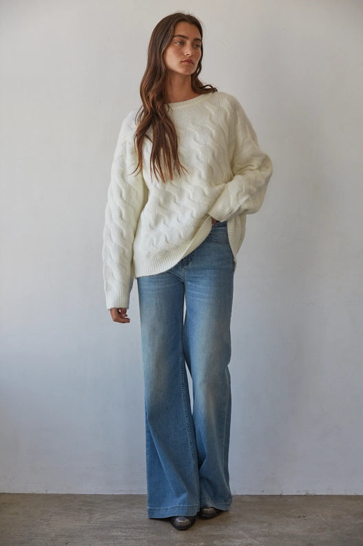 Kenzie Knit Cable Sweater