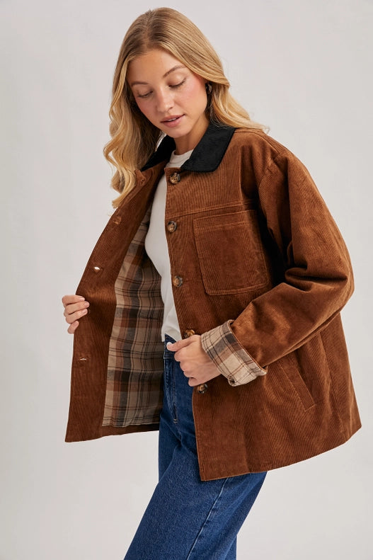 Cassidy Corduroy Barn Jacket