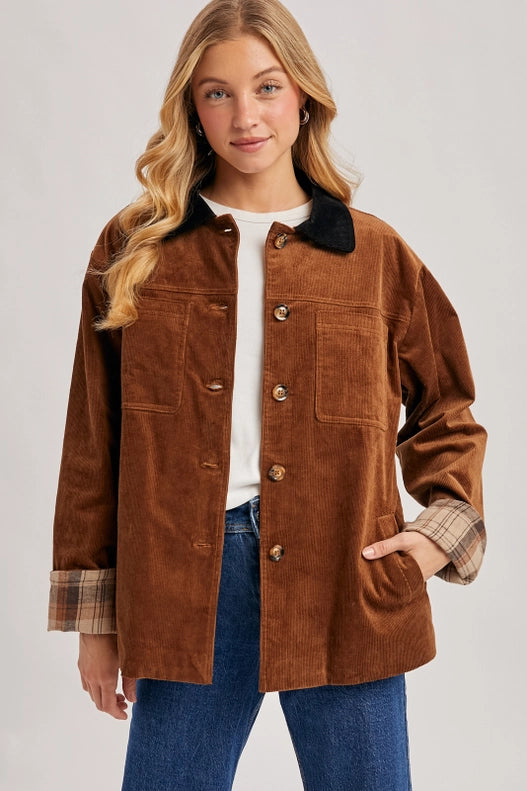 Cassidy Corduroy Barn Jacket
