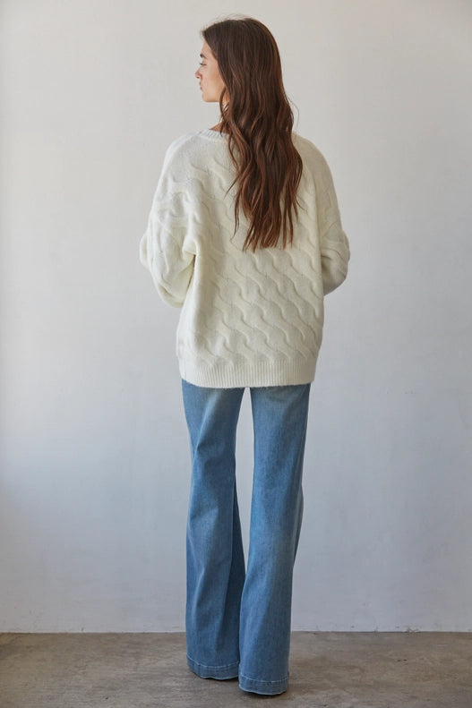 Kenzie Knit Cable Sweater
