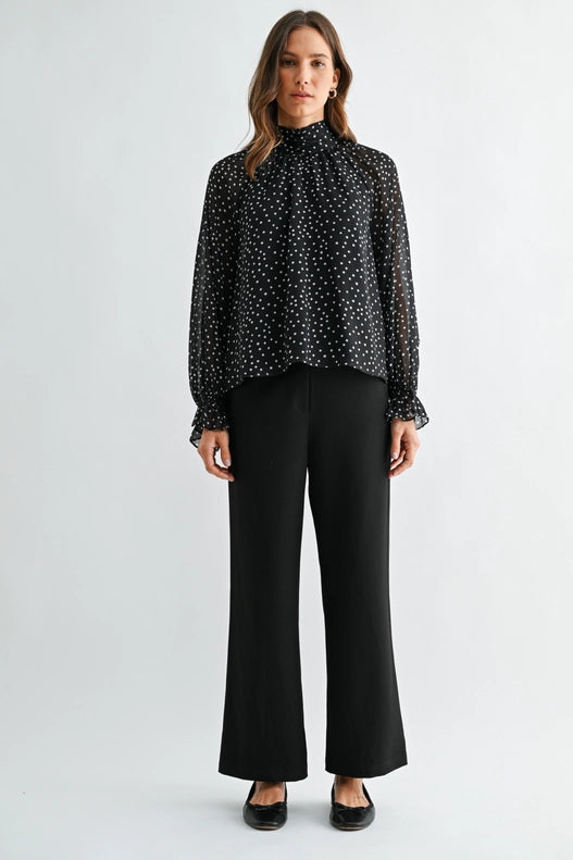Jasper Chiffon Tie Back Blouse