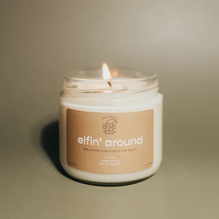 Elfin' Around Candle