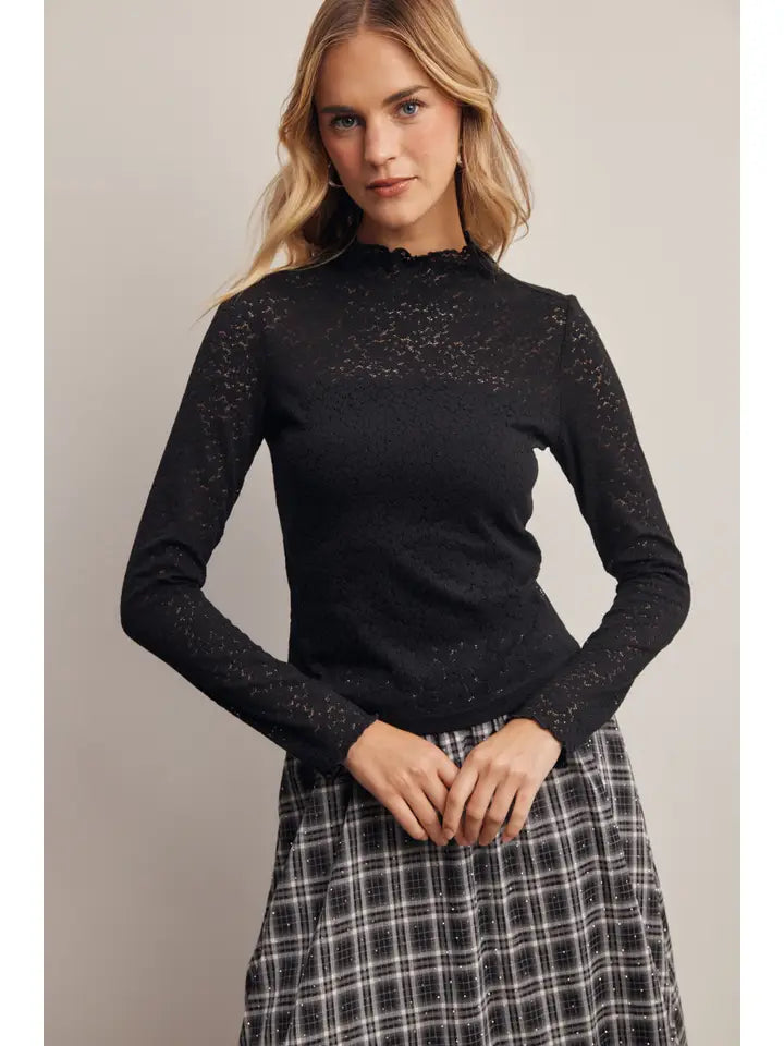 Farrah Floral Lace Top