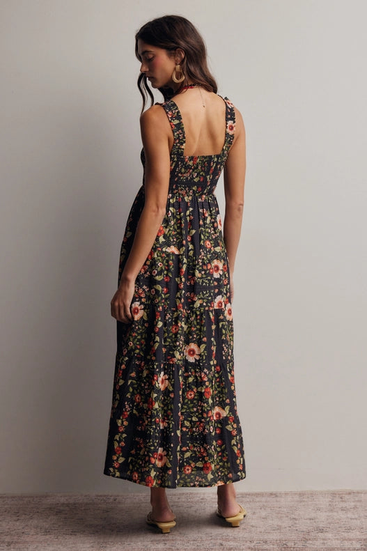 Finley Floral Smocked Midi Dress