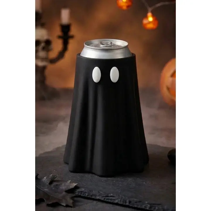Slim Can Cooler - Black Ghost