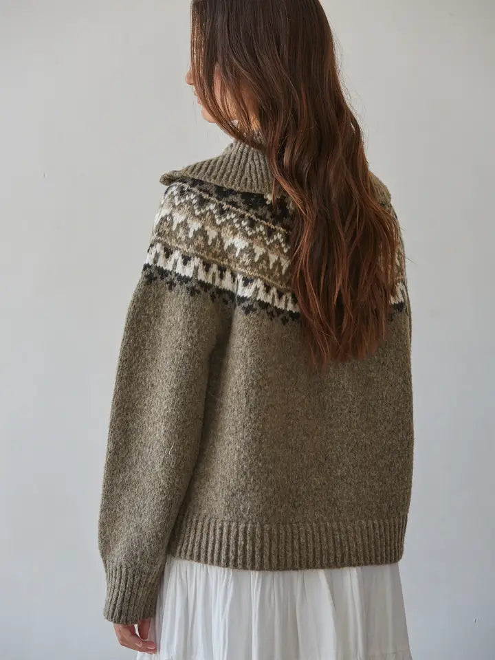 Halle Half Zip Pullover