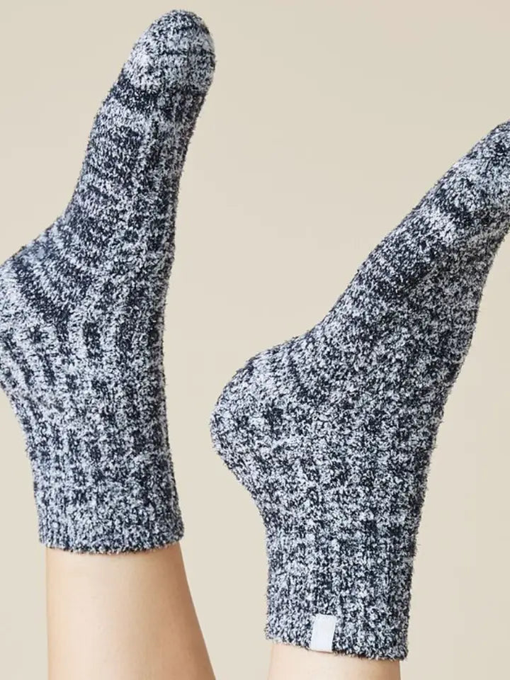Softies Marshmallow Crew Socks with Grippers For Women