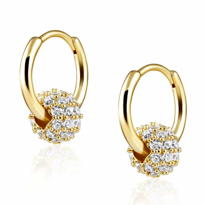 Esme Cubic Zirconia Huggies