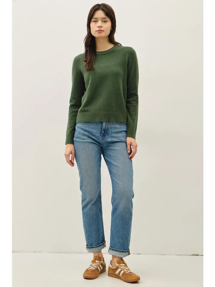 Whitney Wool Blended Crewneck Sweater