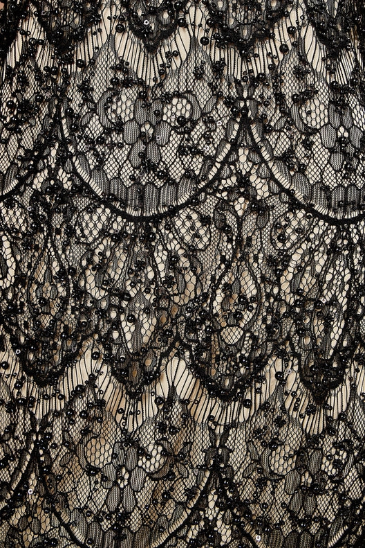 Tiana Beaded Lace Midi Dress