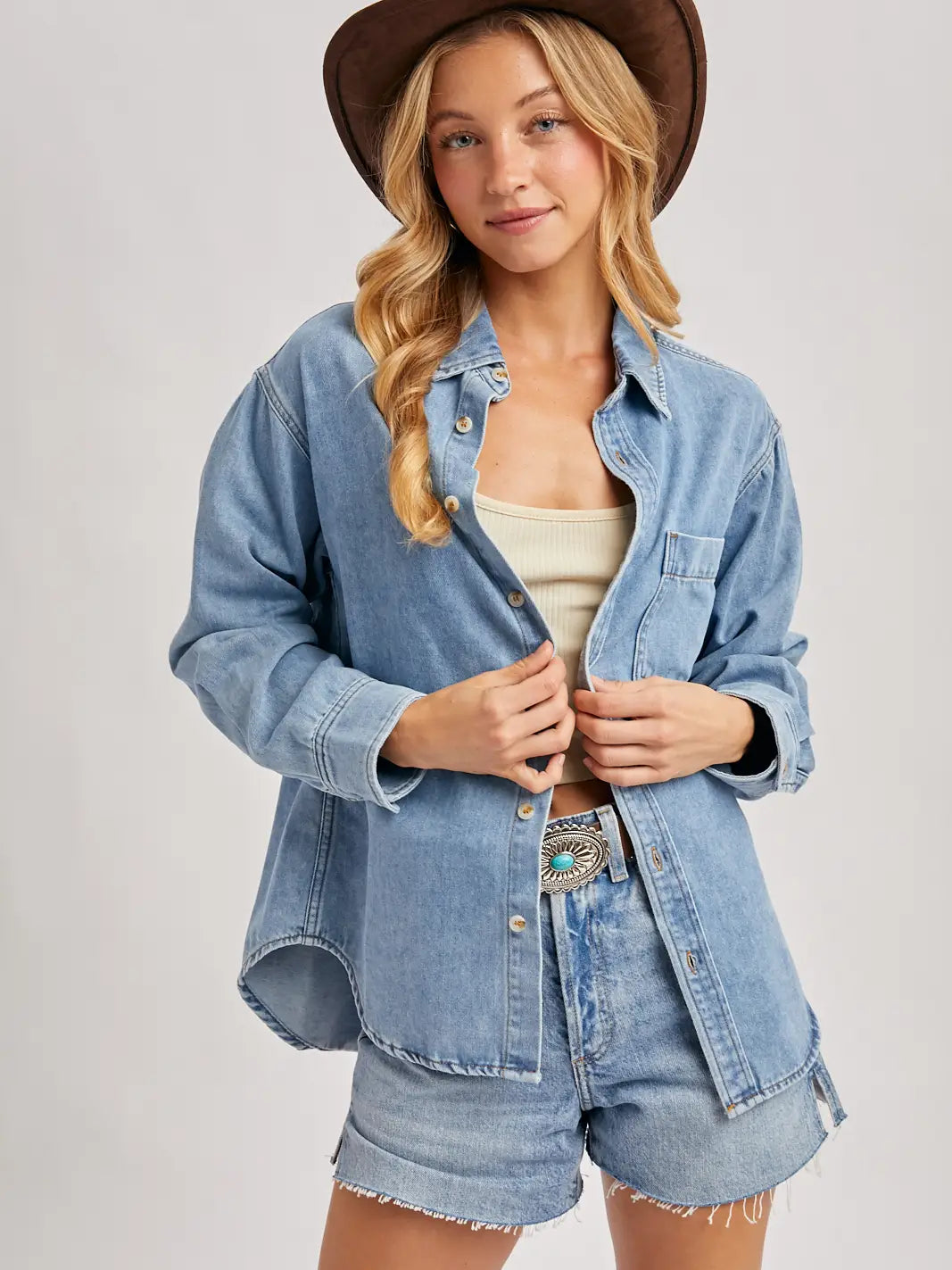 Georgia Denim Button Down