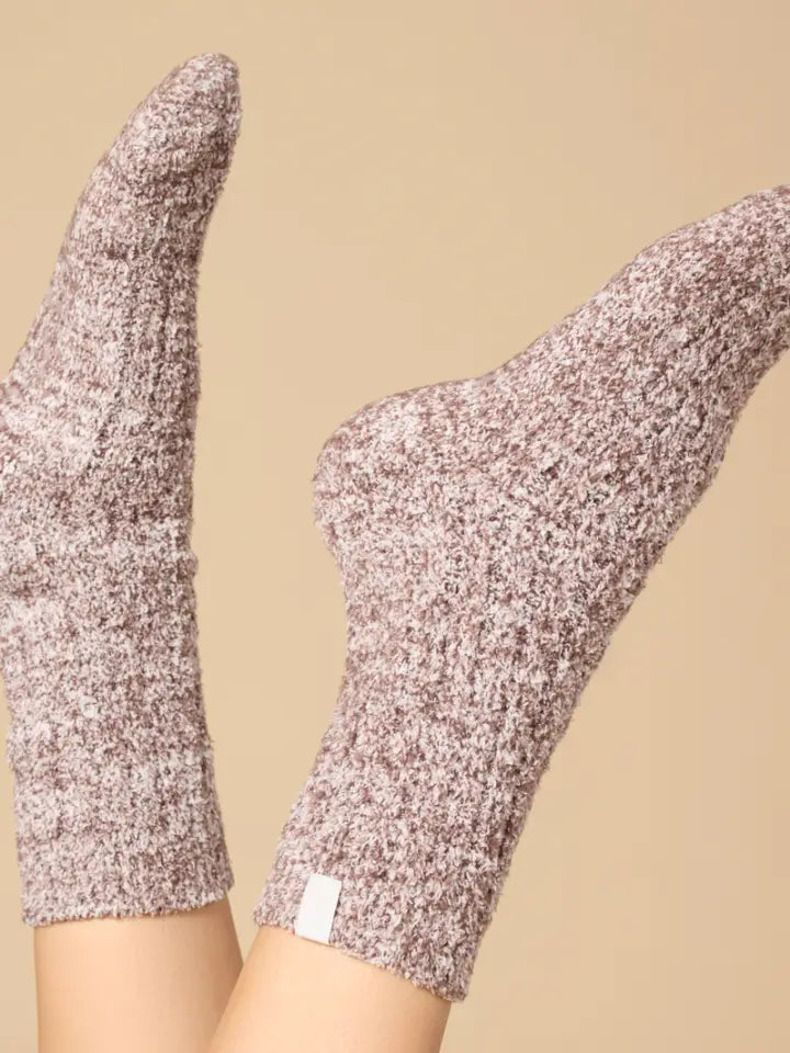 Softies Marshmallow Crew Socks with Grippers For Women