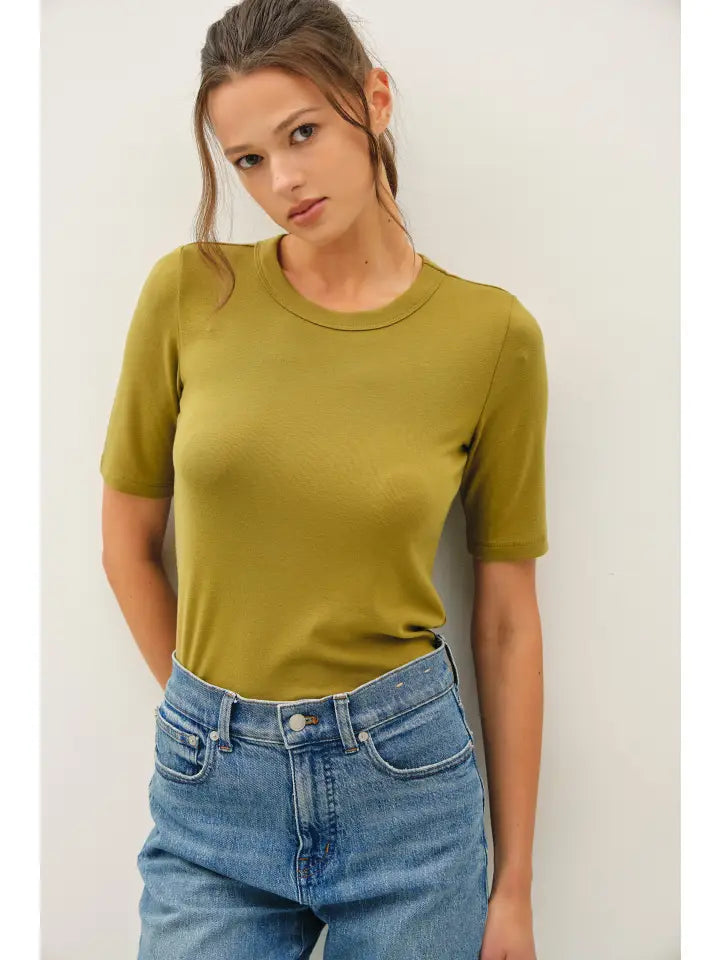 Sophia Soft Short Sleeve Top
