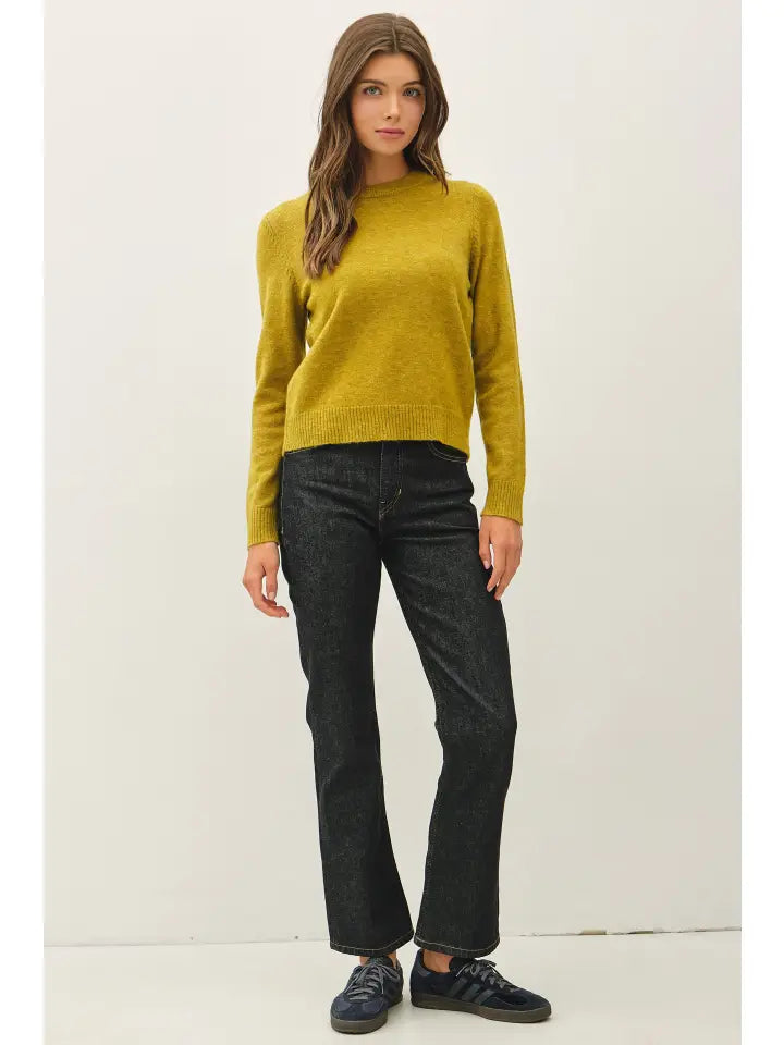 Whitney Wool Blended Crewneck Sweater