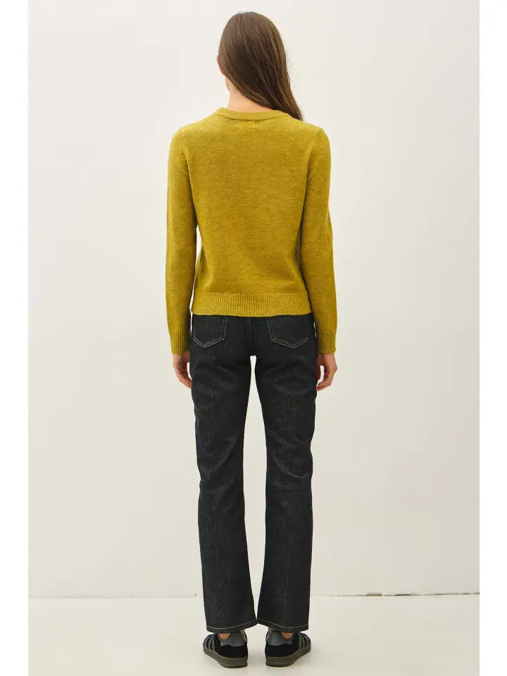 Whitney Wool Blended Crewneck Sweater