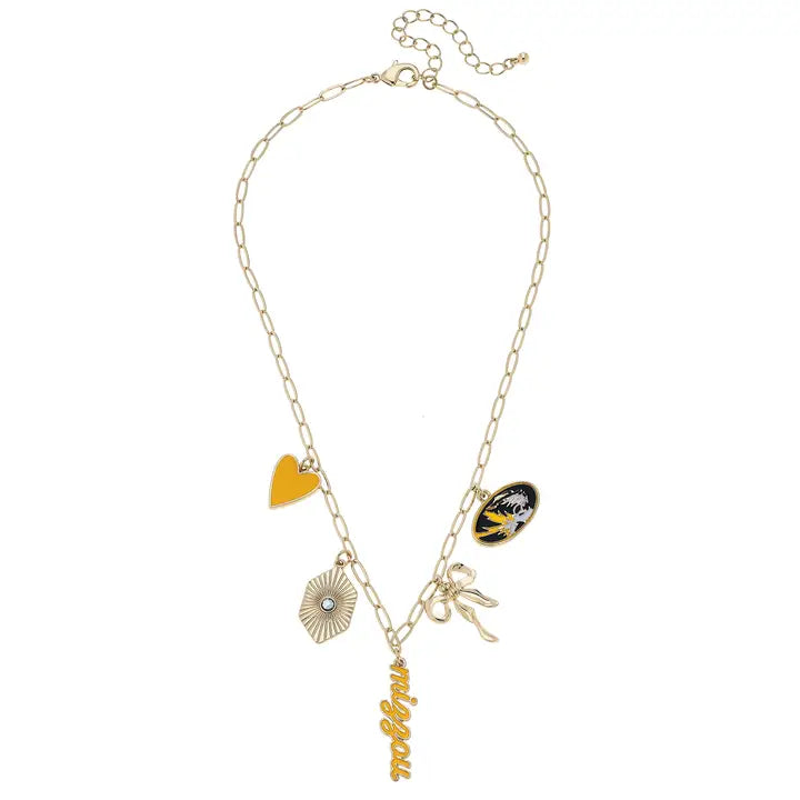 Missouri Tigers Charm Necklace