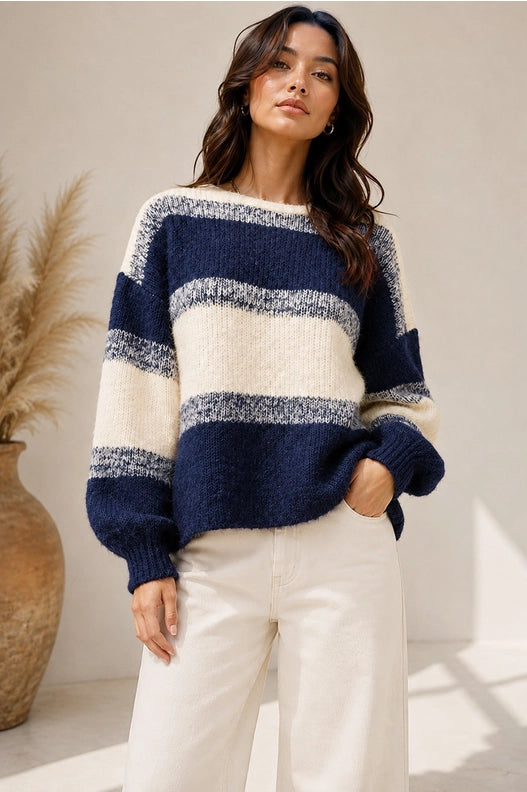 Taylor Fuzzy Knit Sweater