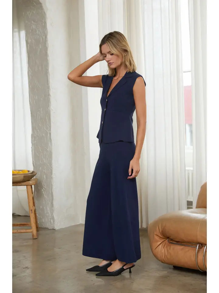Lottie Collared Peplum Vest