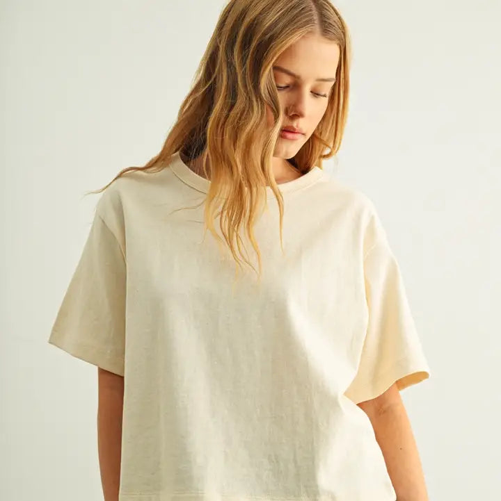 Layla Short Sleeve Cotton Tee