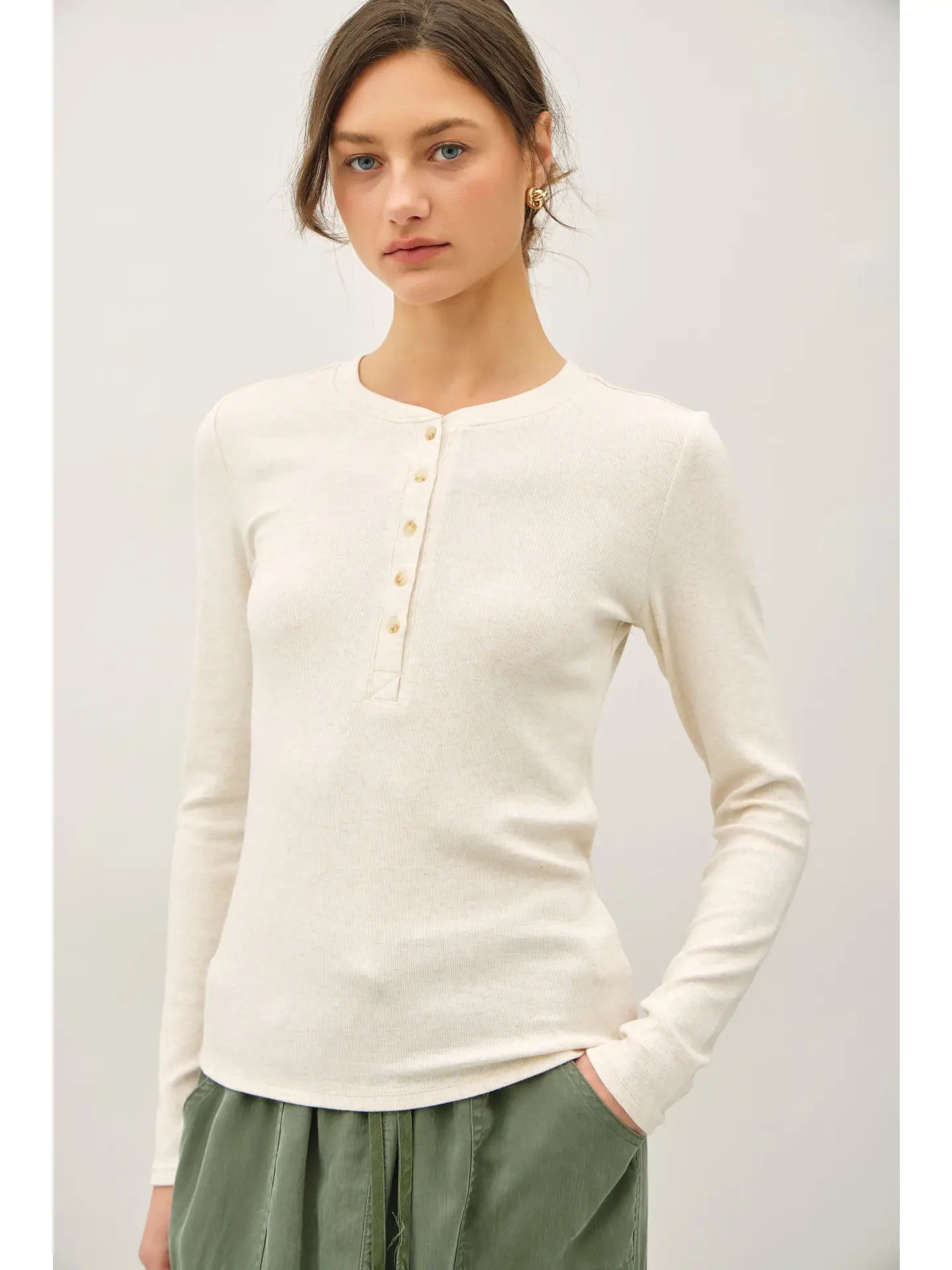 Harris Ribbed Longsleeve Henley