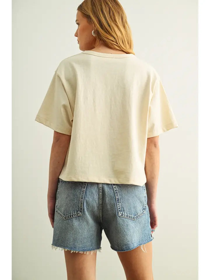 Layla Short Sleeve Cotton Tee