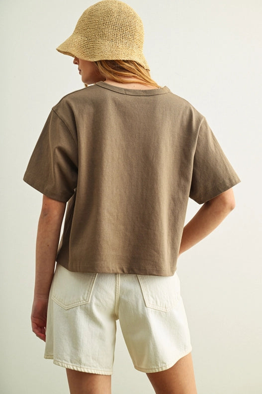 Layla Short Sleeve Cotton Tee