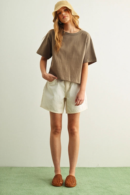 Layla Short Sleeve Cotton Tee