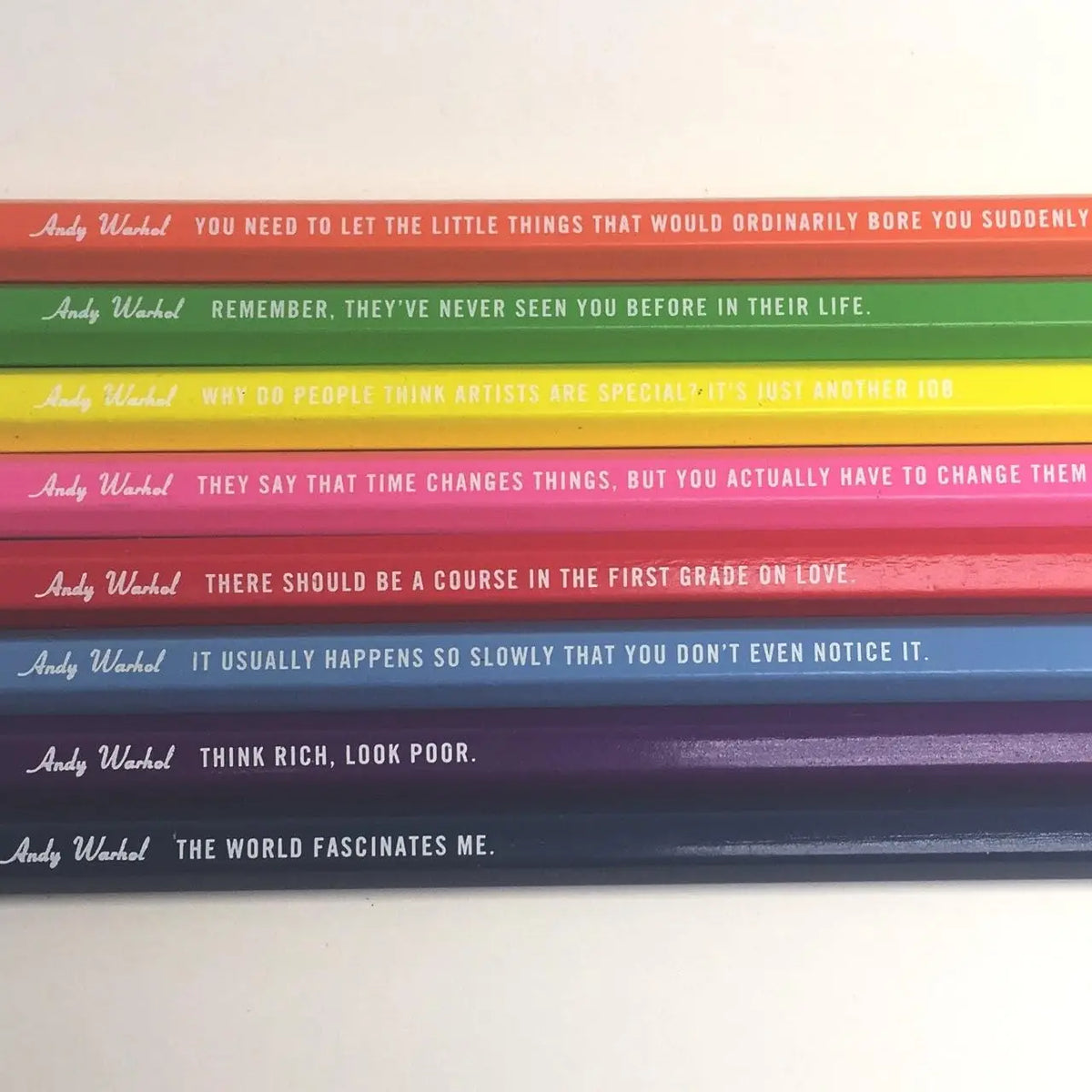 Andy Warhol Colored Pencils
