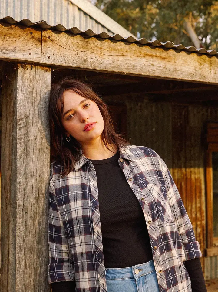 Polly Plaid Shirt - Plus Size