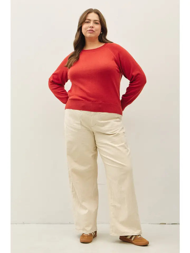 Remi Loose Fit Sweater Top