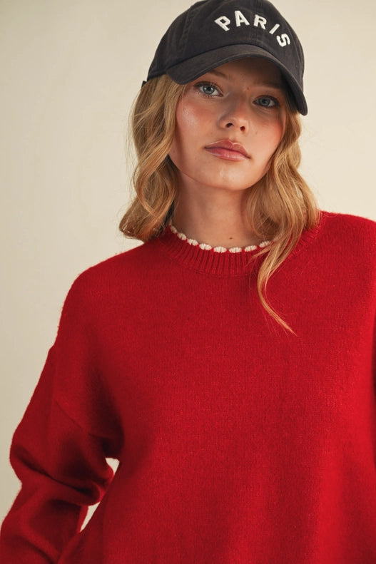 Harriet Scalloped Edge Sweater