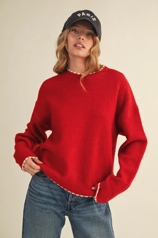 Harriet Scalloped Edge Sweater