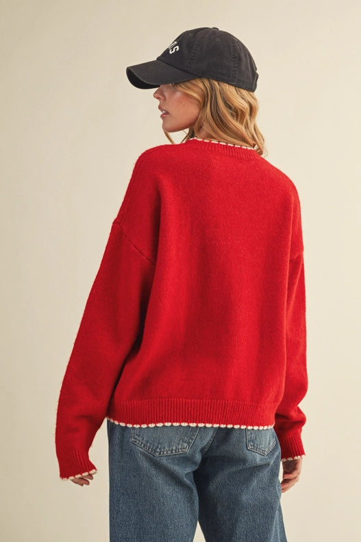 Harriet Scalloped Edge Sweater